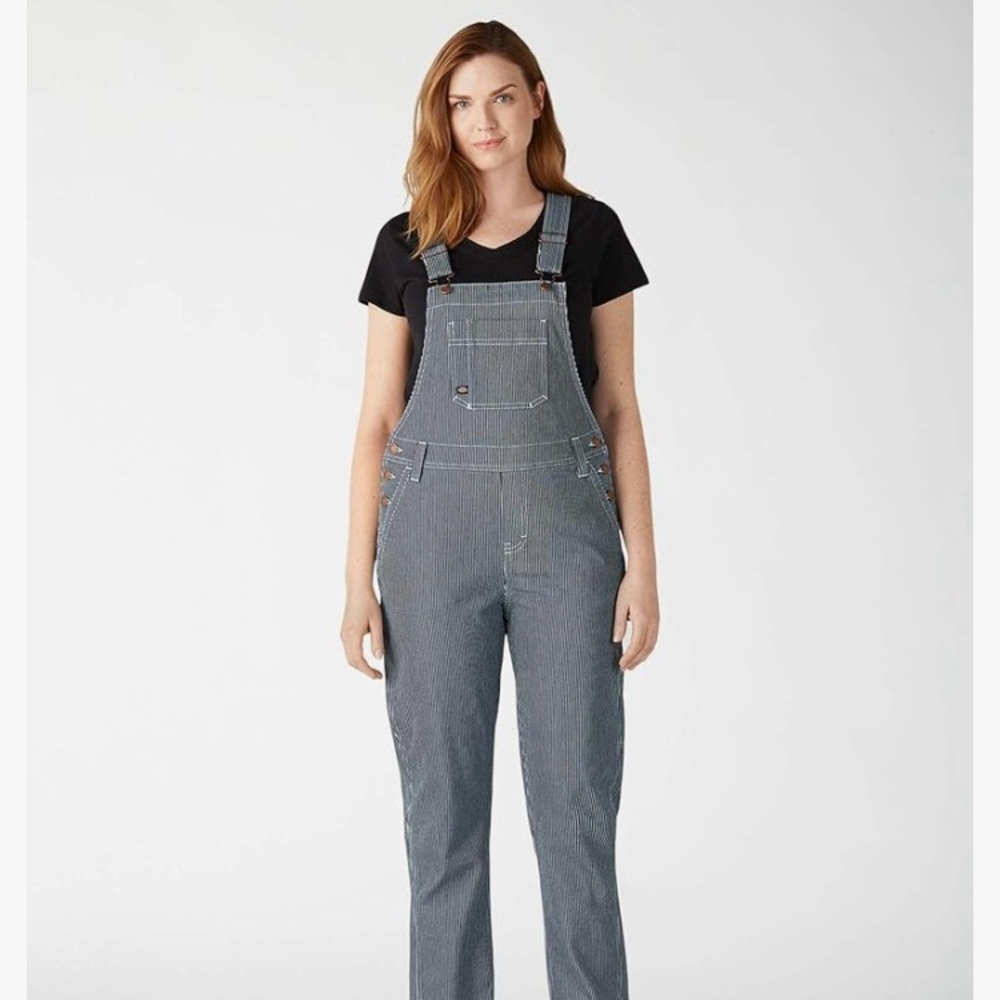 Dickies women’s bib overalls.